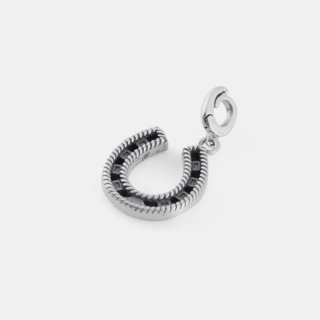 Silver Horseshoe Pendant