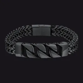 Stainless Steel Heavy Celtic Knot Cuban Link Bracelet For Men