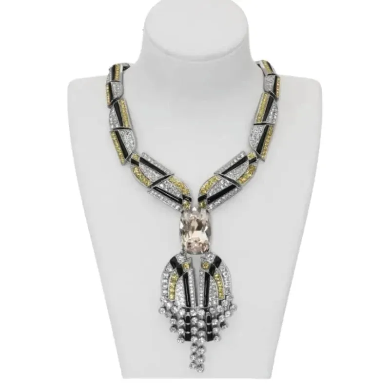 TEEK - Zircon Geo Sweet Top Necklace