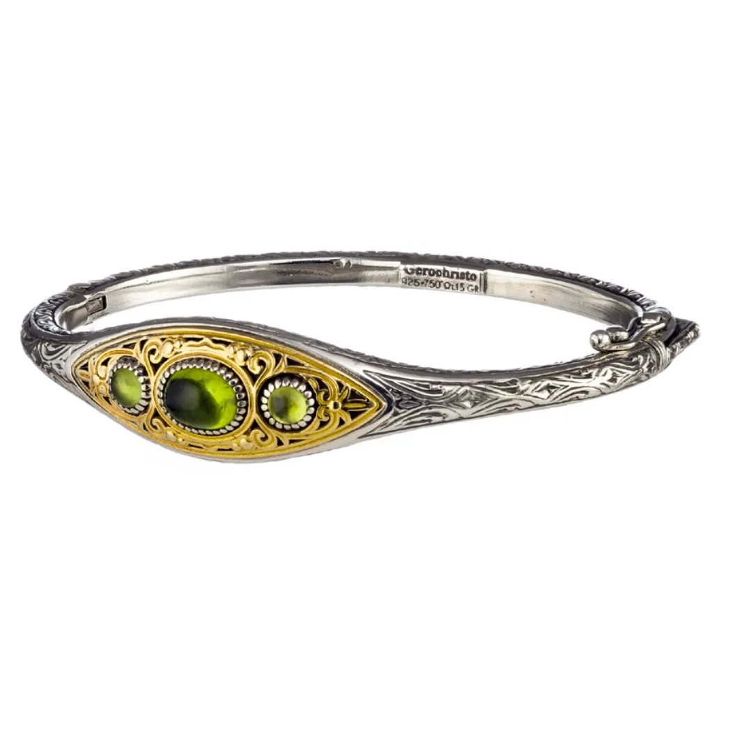 Thalassia Ellipse Bangle Bracelet