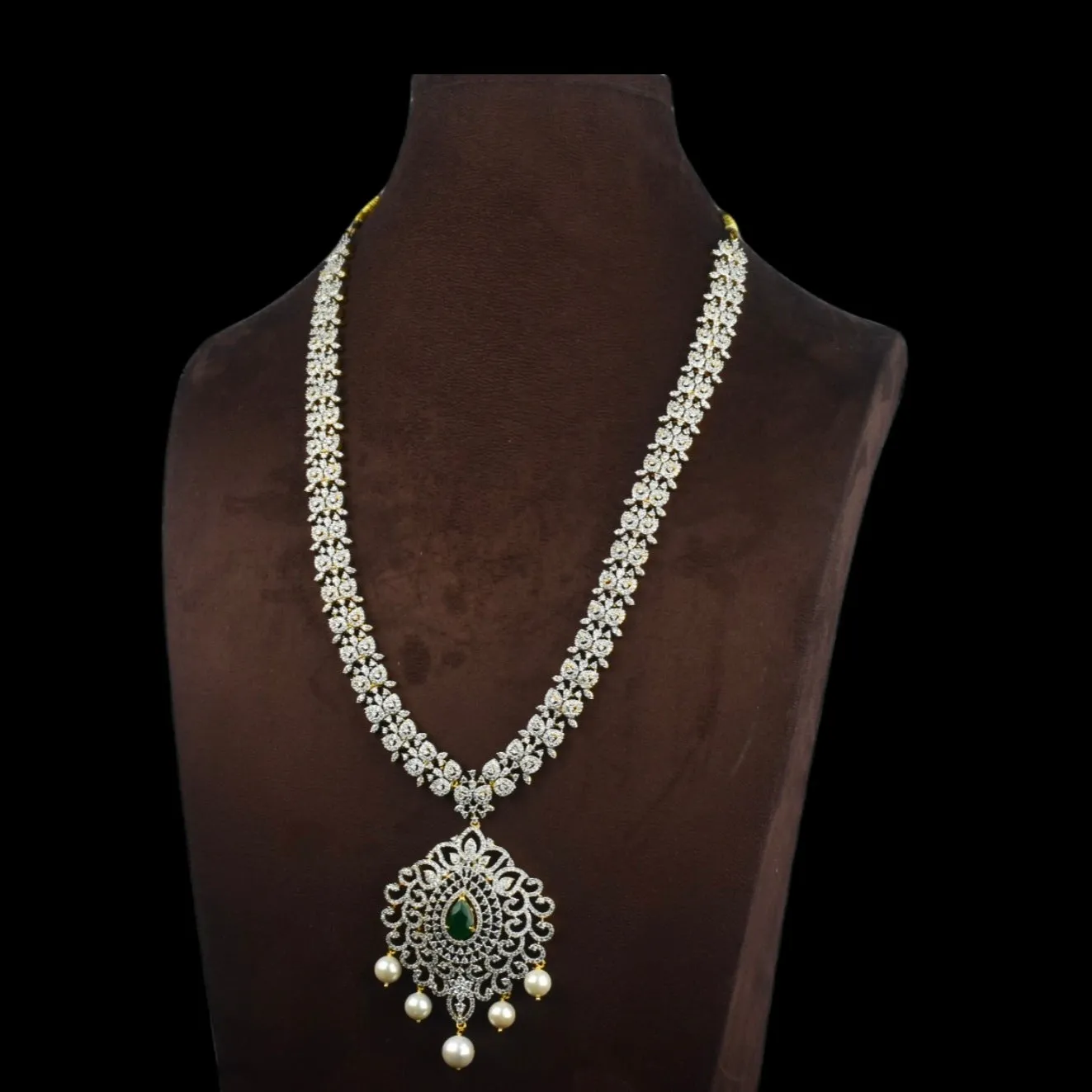 The Timeless Elegance of the American Diamond Long Haram by ASP Fashion Jewellery