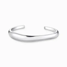 Thomas Sabo Sterling Silver Bold Organic Cuff 17cm Bangle