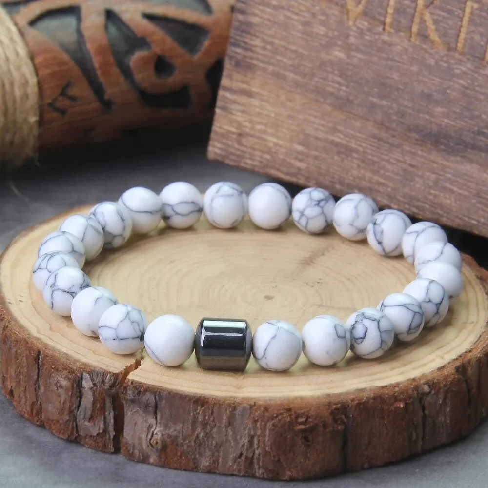 Tiger Eye Men Viking Bracelet