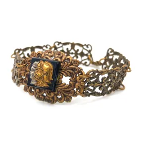 【USA輸入】ヴィンテージ フィリグリー ナイト ブレスレット/Vintage Filigree Knight Bracelet