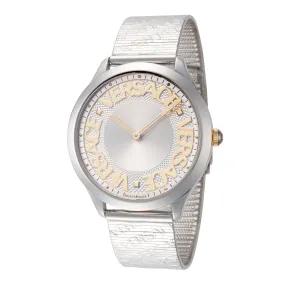 Versace Women's VE2O00422 Logo Halo 38mm Quartz Watch