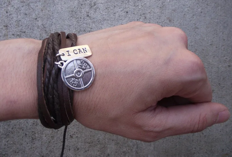 Vintage multi-layer leather bracelet