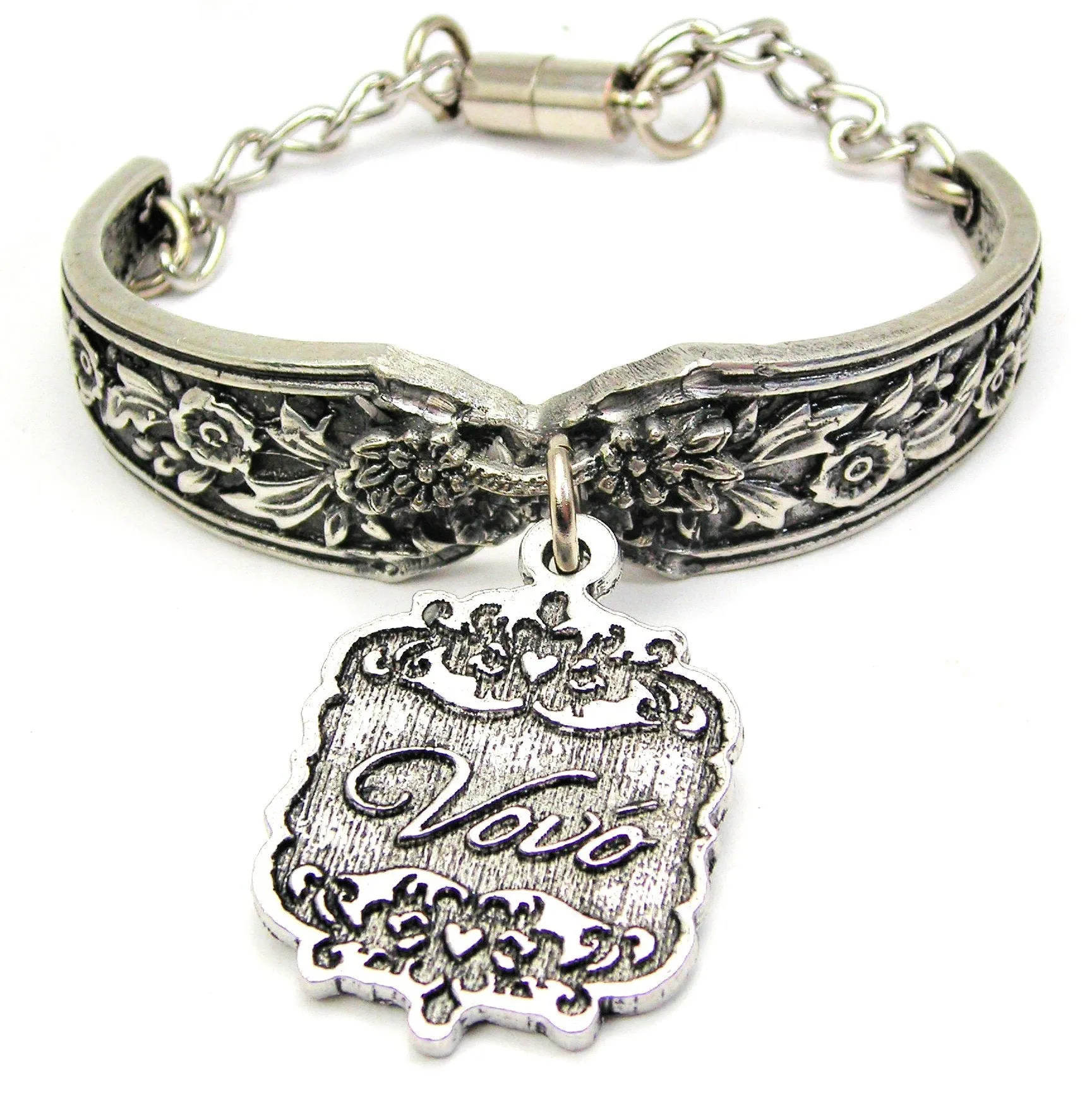 Vovo Victorian Scroll Vintage Spoon Chain Bracelet