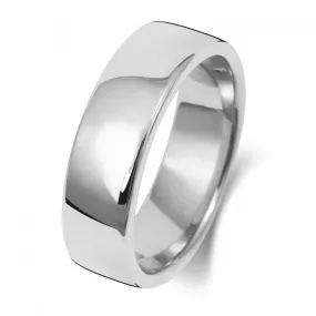 Wedding Band 18K Soft Court 6mm-1.5 Wedding  Ring WQ136WM