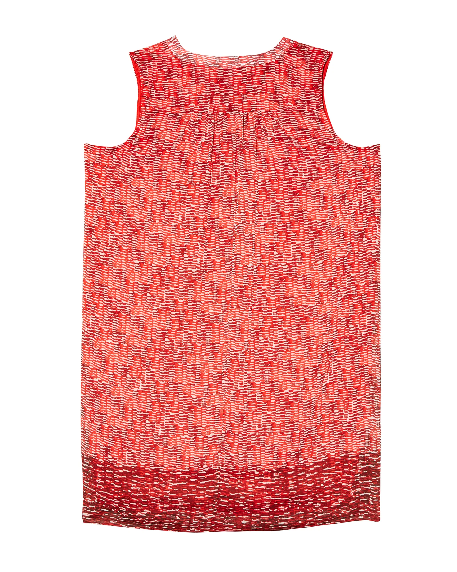 Wilson Sleeveless Sheath Dress | Orange / Red