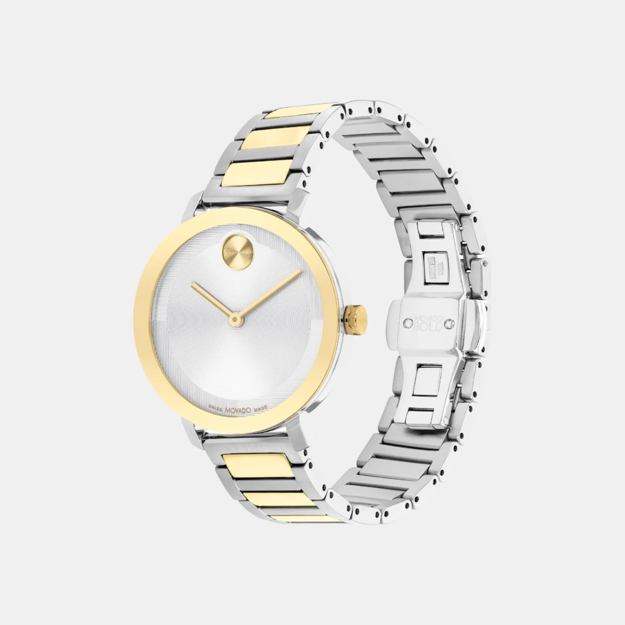 Women Quartz Analog Silver Dial Stainless Steel Watch 3601105