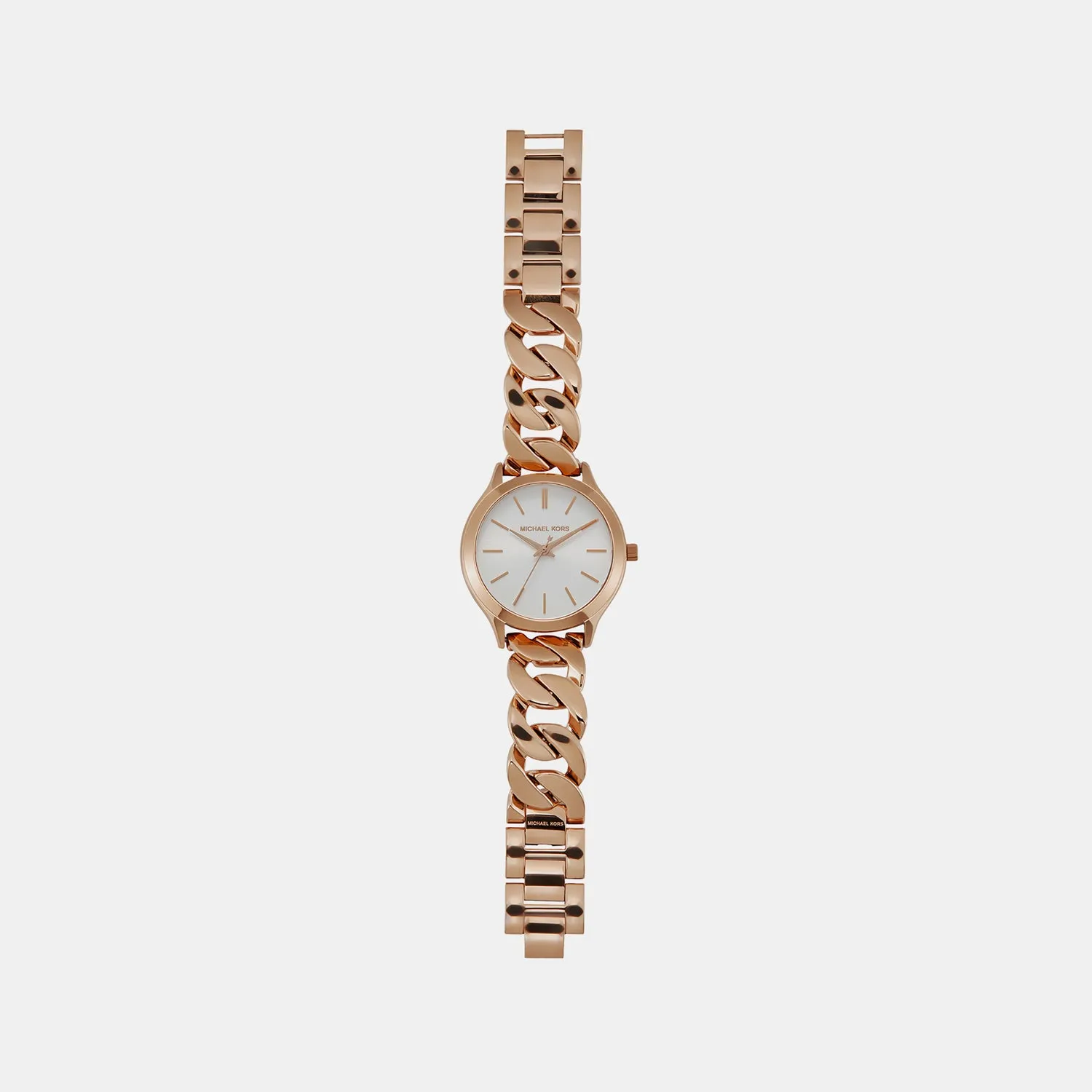 Women's Runway Rose Gold Analog Stainless Steel Watch MK7473