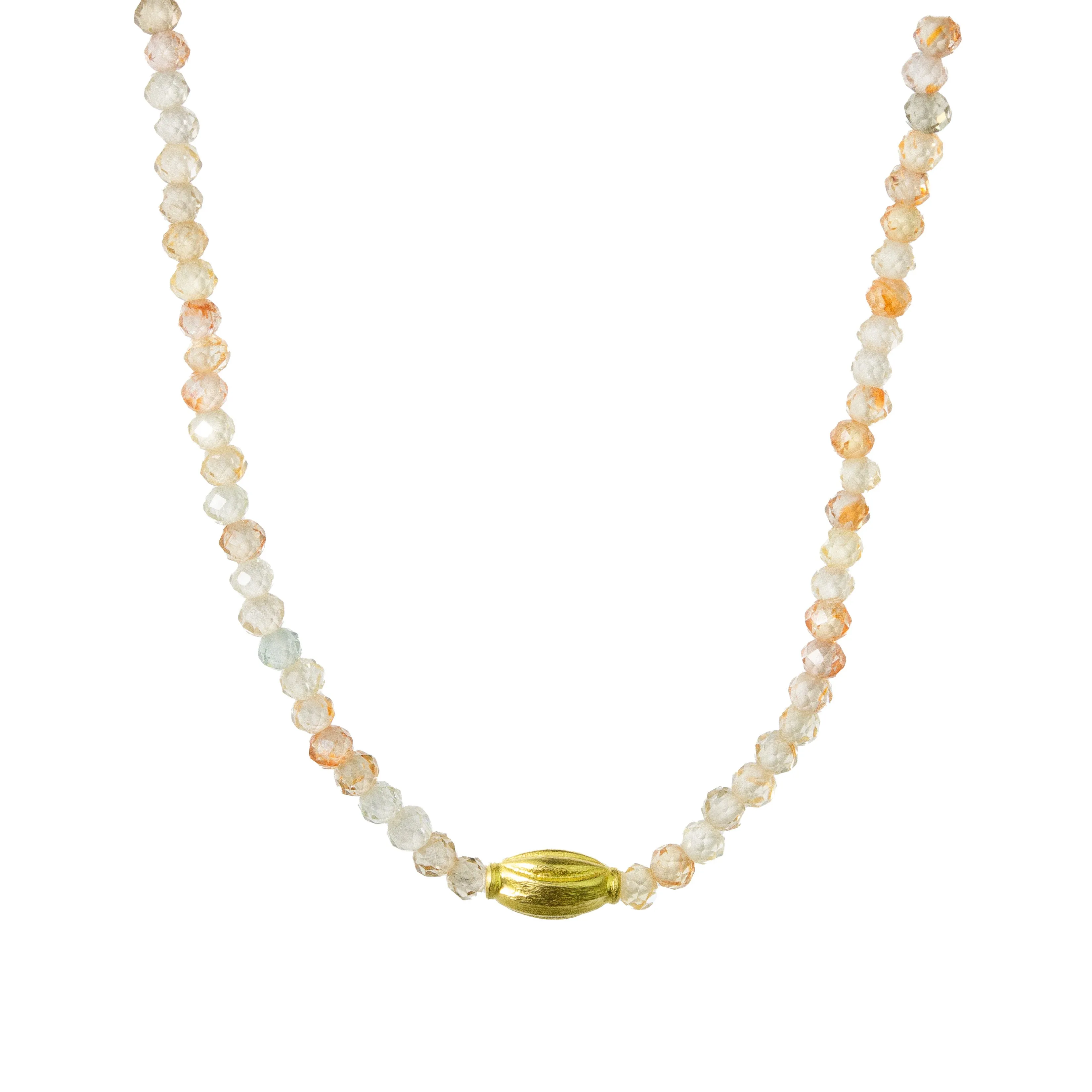 Zircon Beaded Necklace